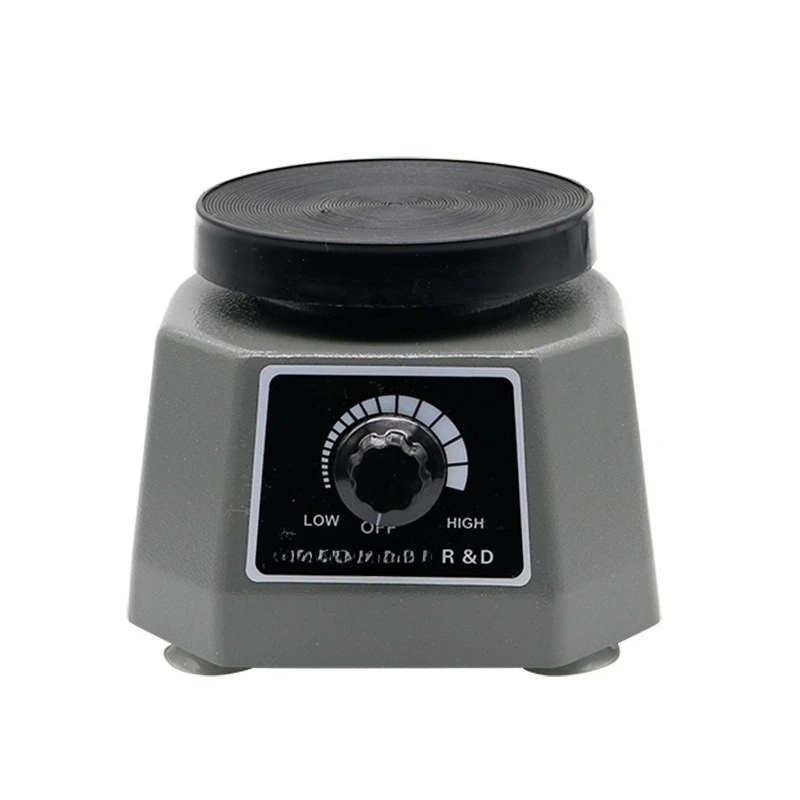 Round Dental Gypsum Vibrator Plaster Model Shaker Lab Technician Gear for Dental Cast Vibration Gypsum Mixing Instrument