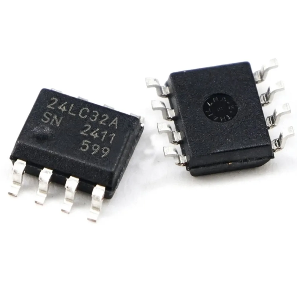 5PCS 24LC32A-I/SN PIC18F452-I/ML PIC18F67J94-I/PT PIC16F690T-I/SS dsPIC33FJ256GP506A-I/PT PIC16LF15375-I/PT