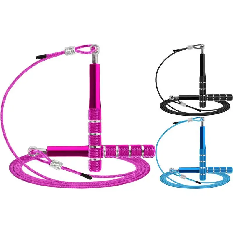 

Скакалка для тренировок, стальная проволока, скакалка, скакалка для упражнений, высокопрочный шнур для прыжков в тренажерном зале, скакалка для веса