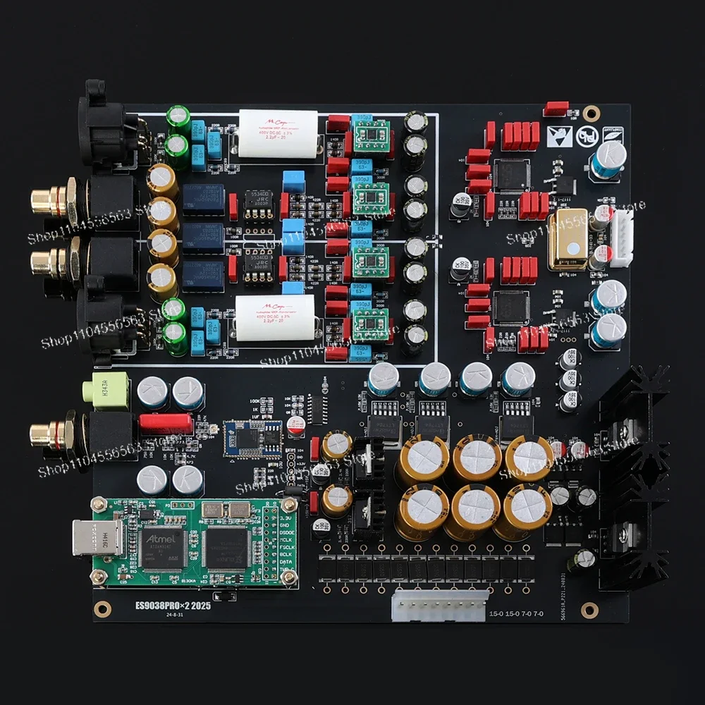 Dual-Core ES9038PRO DAC Board DSD 384K HD Lossless Decoder with Optical Coaxial Output