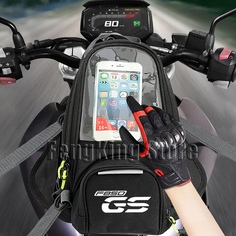 Motorcycle Magnetic Bag Riding Bag Navigation Fuel Tank Bag Large Screen For BMW F850GS ADVENTURE F850GS