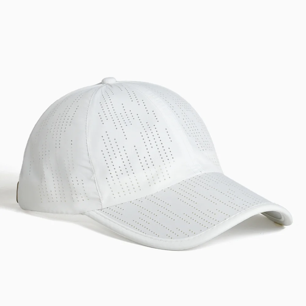 Summer Lightweight Moisture-Wicking Solid-Color Vertical-Striped Breathable Mesh Multi-Purpose Travel Sun Hat Baseball Cap