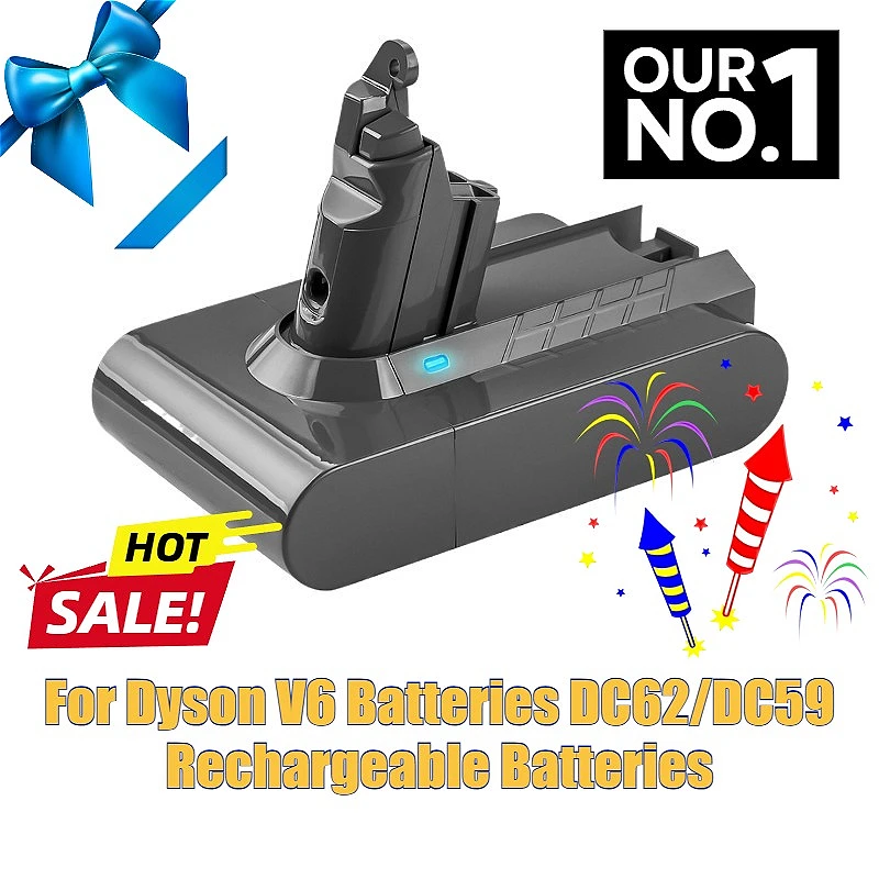 

For Dyson V6 Batteries DC62/DC59 Rechargeable Batteries