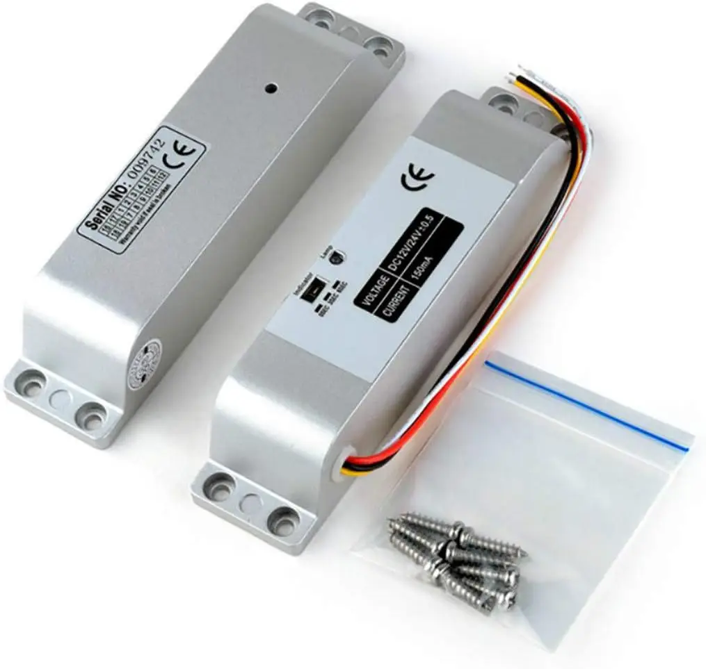 Electric Lock Drop Bolt Lock Fail Safe DC 12 V Electronic Door Lock NC Mode DC for Access Control Video intercom System