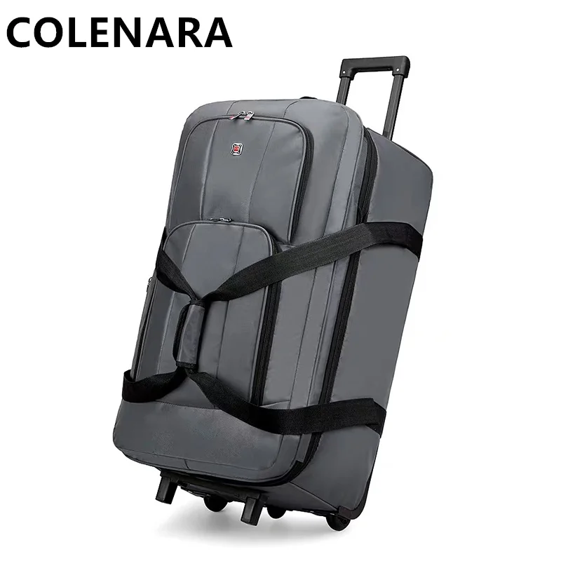 

COLENARA Luggage Oxford Cloth Large-capacity Trolley Bag Foldable Outdoor Travel Storage Box Aviation Check-in Suitcase On Wheel