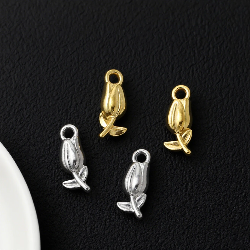 

Сердечный дизайн 50 шт. 7*20 мм ювелирные аксессуары/форма цветка/подвески из нержавеющей стали для серег/ручная работа/кулон «сделай сам» # 195270