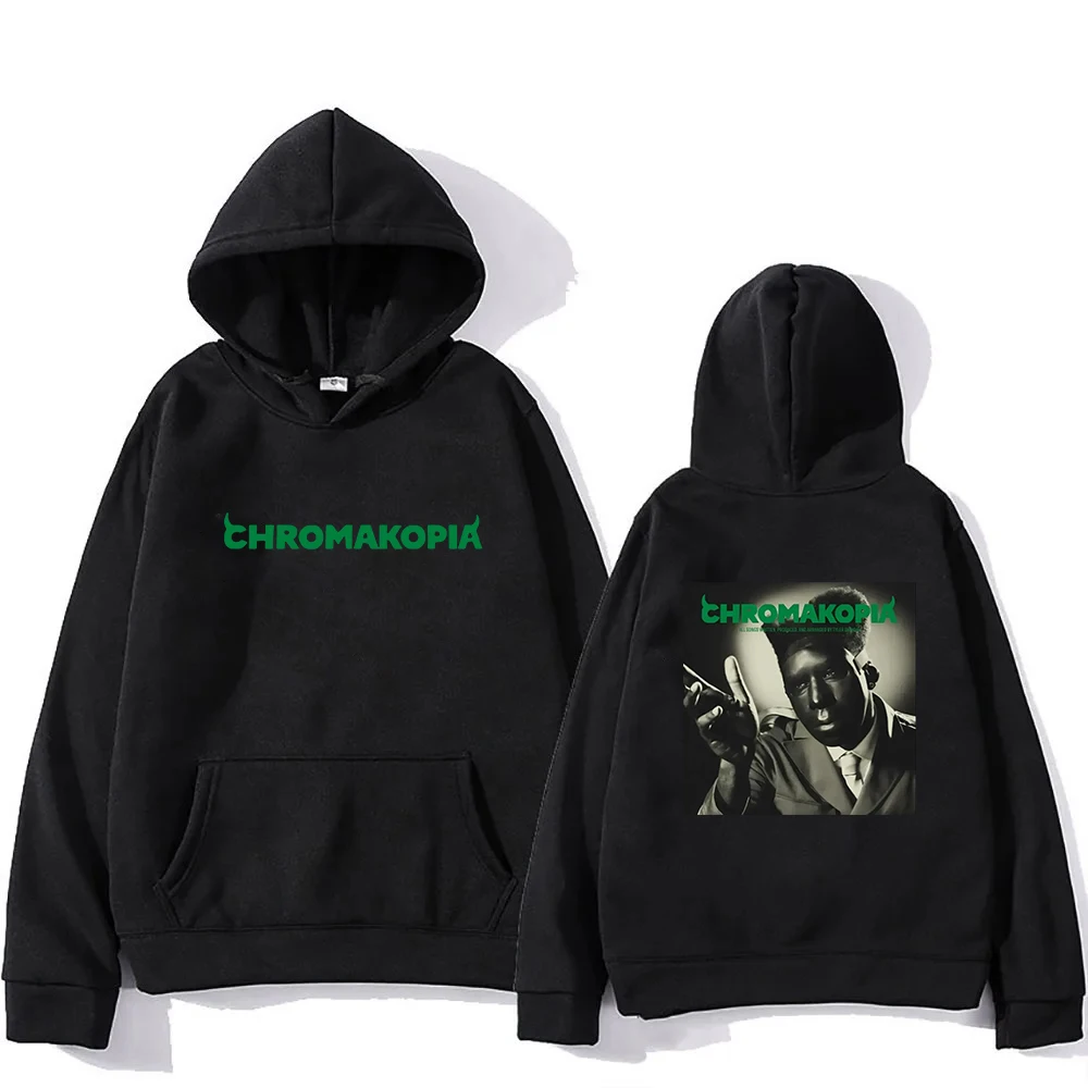 Tyler Lá Teremtő chromakopia Album kapucnis Szent CHROMA Nők hoodies harajuku Uniszex téli Garbó Pamut sportpulóver évjárat