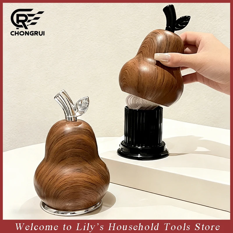 Toothpick Holder with Lid Dustproof Cotton Swab Storage Box Cosmetic Cotton Sticks Organizer for Table Home Dental Floss Box
