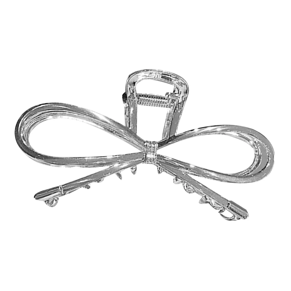 

Bow Metal Claw Hairpin White K Large Jaw Clips for Women Styling Clips Fine Thick Hair Prom Wedding Everyday Use Hair Tools