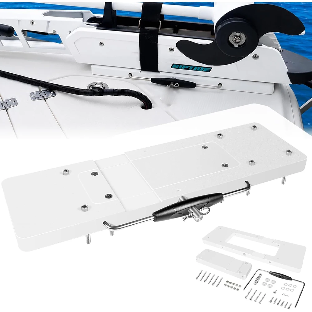 for Minn Kota 1854019 RTA-19 Quick Release Bracket fits Riptide Fortrex, Riptide Maxxum and Riptide Edge Trolling Motors