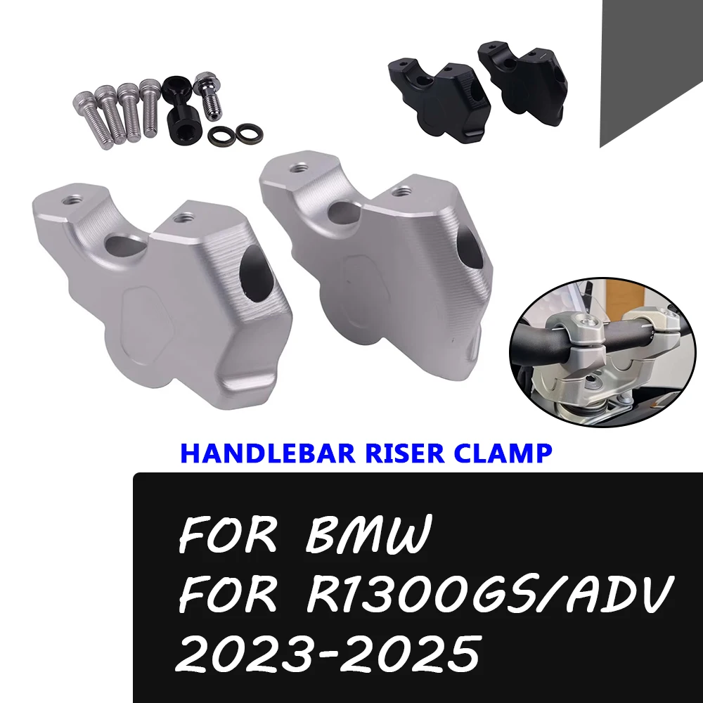 

For BMW R1300GS ADV R 1300 GS R1300 GS R 1300GS Adventure 2024 Motorcycle Accessories Handlebar Riser Heightening Clamp Mount
