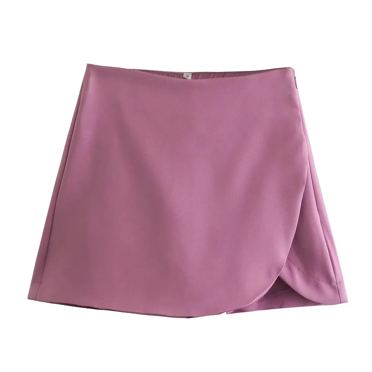 Black Mini Skirt Skort Women High Waist Skirts Brown Sexy Cute Summer Shorts For Woman Kawaii Wrap Skirt With Shorts Pink