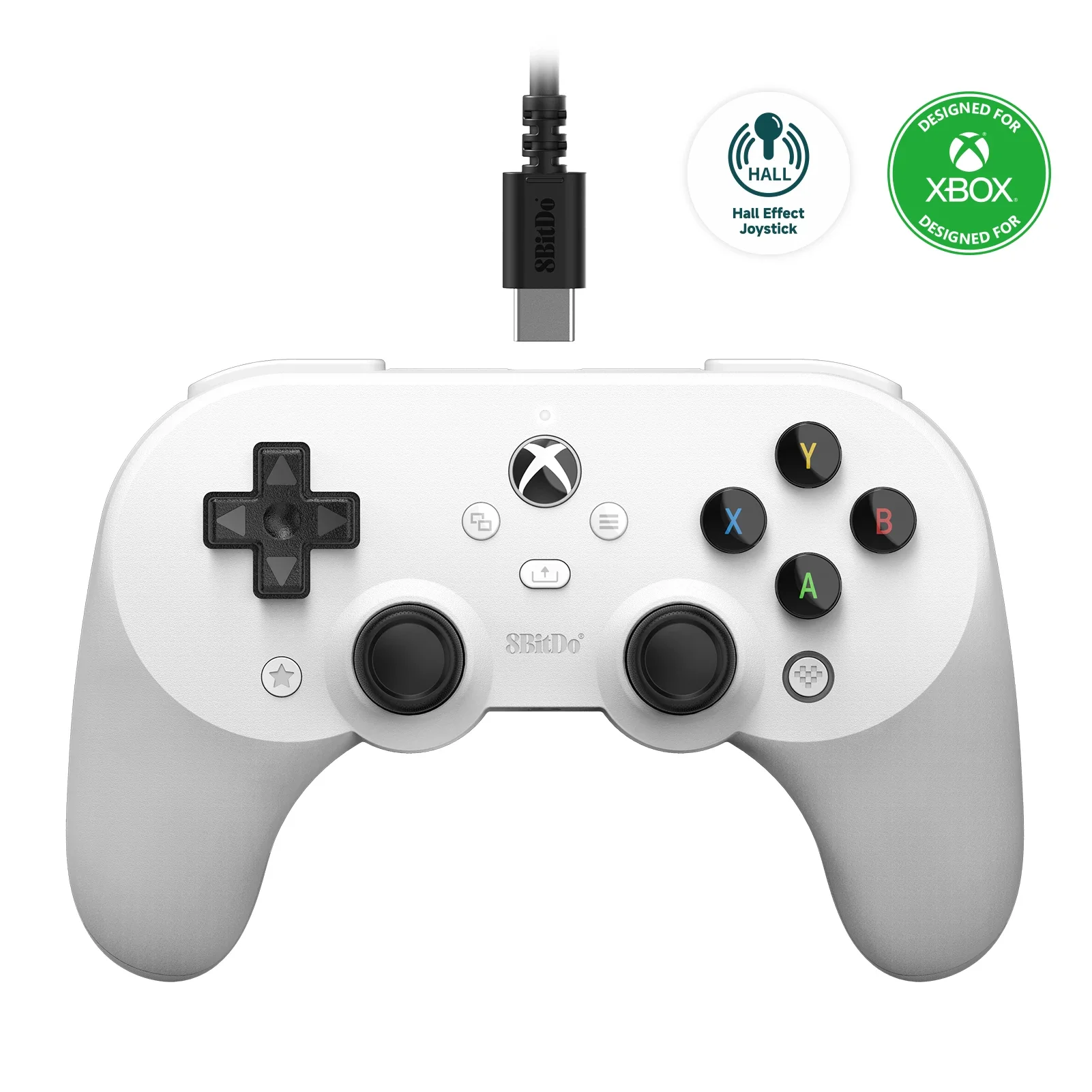 تحديث عصا التحكم السلكية 8Bitdo Pro 2، لسلسلة Xbox، Series S، X، Xbox One، Windows 10، 11