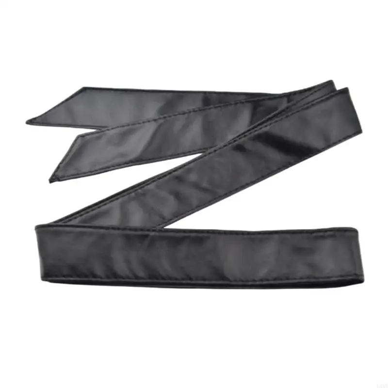 Y3ne Elegant PU in pelle PU Corsetto cintura emanica regolabile per donna per donne Accessorio invernale Cotton Cotton Cotton