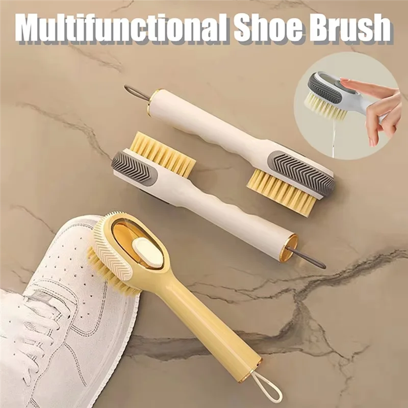 ABKD brosse à chaussures multifonctionnelle pour le linge et les pantoufles, outil de nettoyage ménager en plastique pour accessoires de maison et de jardin