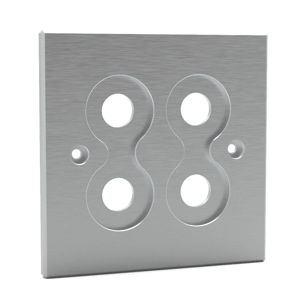 스피커 바인딩 포스트 페이스 플레이트 오디오 터미널 패널 5.1 시스템, 86 타입 바나나 암 벽 플러그, Hifi Y 소켓 음향 단자