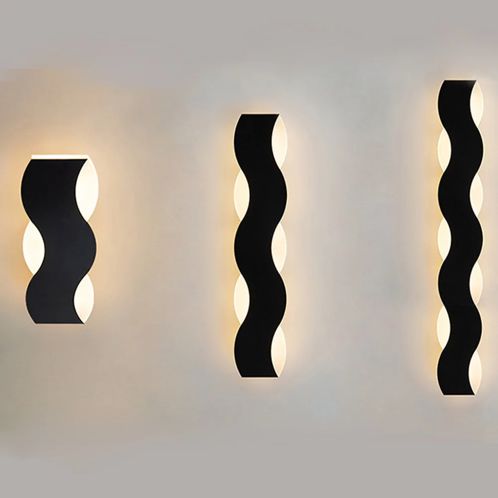 الحد الأدنى في الهواء الطلق شريط مقاوم للماء LED فناء فيلا الجدار مصباح الباب في الهواء الطلق خط حديقة كلمة مصباح