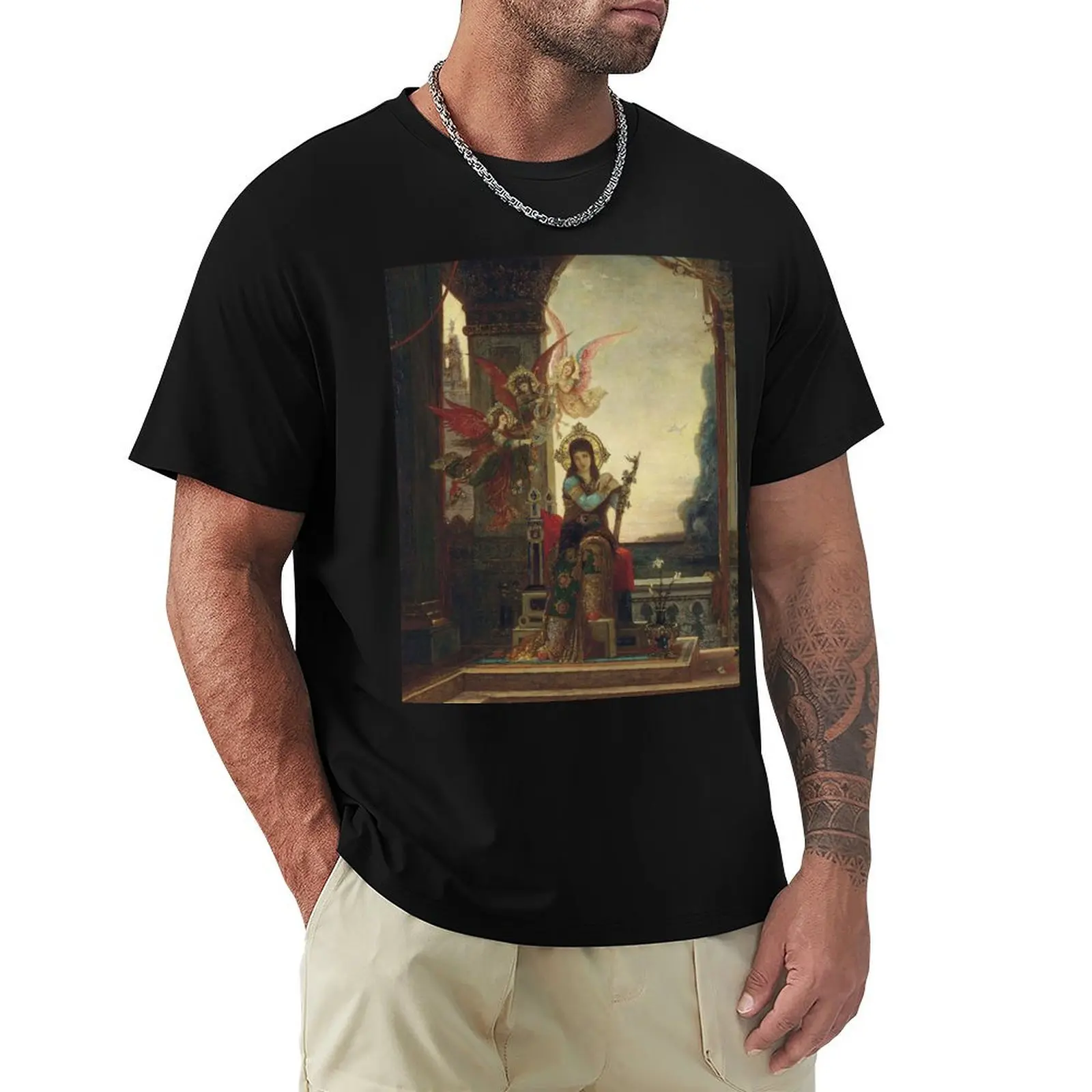 sainte cecile et les anges de la musique - gustave moreau T-Shirt Outdoor Activity Sports T-Shirt