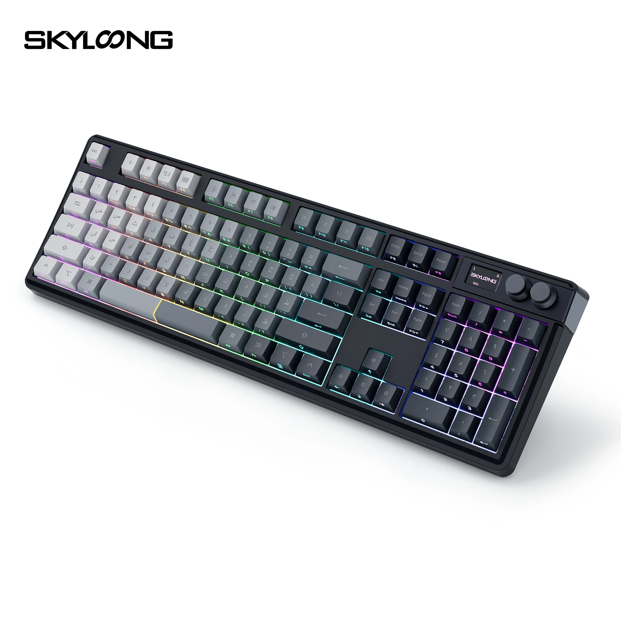 

SKYLOONG GK104 wired keyboard PCBA waterproof 8K polling rate suitable for Arabic engraving in esports level game optical switch