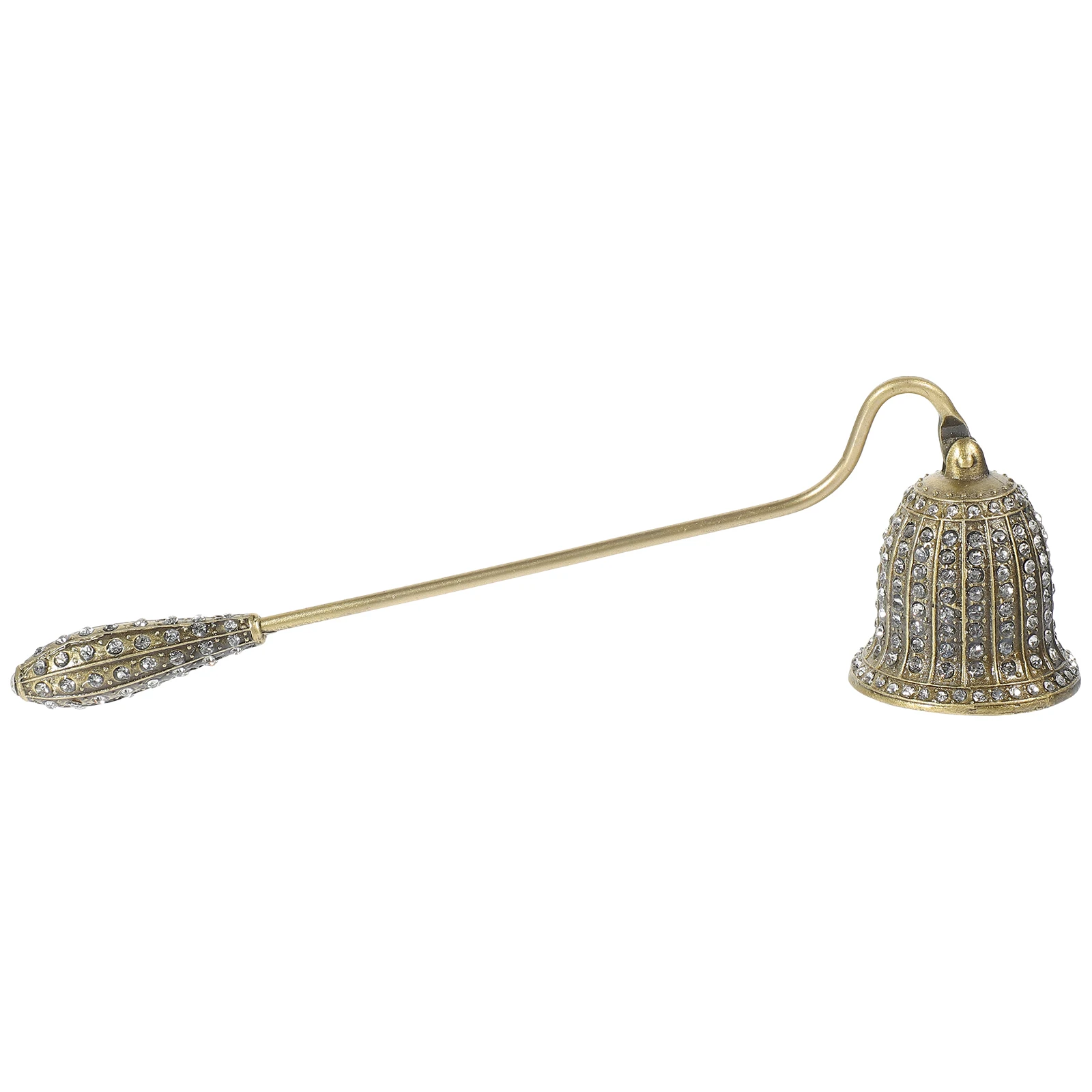 

Creative Snuffer Extinguisher Cover Rhinestones Lovers Gift Long Handle Tool For Dinner Candles Reusable Extend