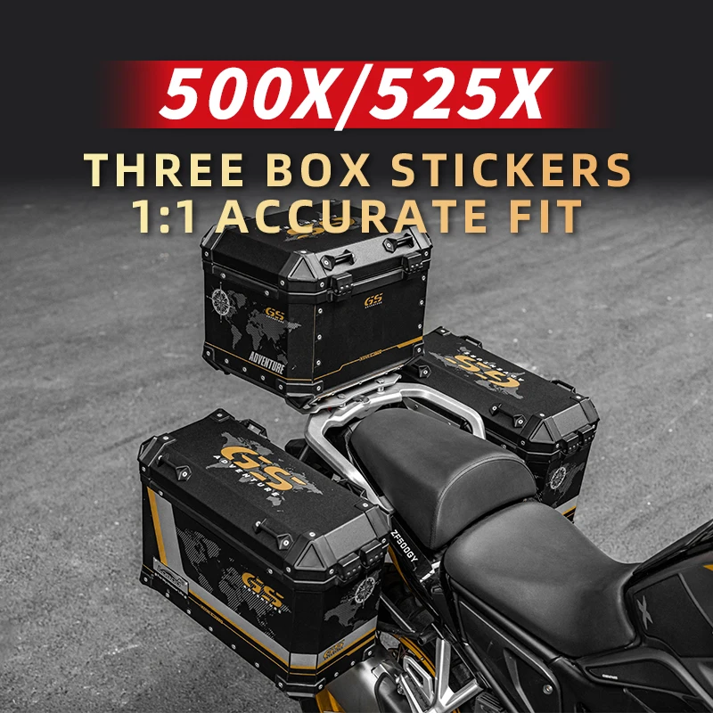 For KOVE 500X 525X 2023 2024 Decorative Protection Sticker Kit Three boxes of decorative decals for motorcycle accessories