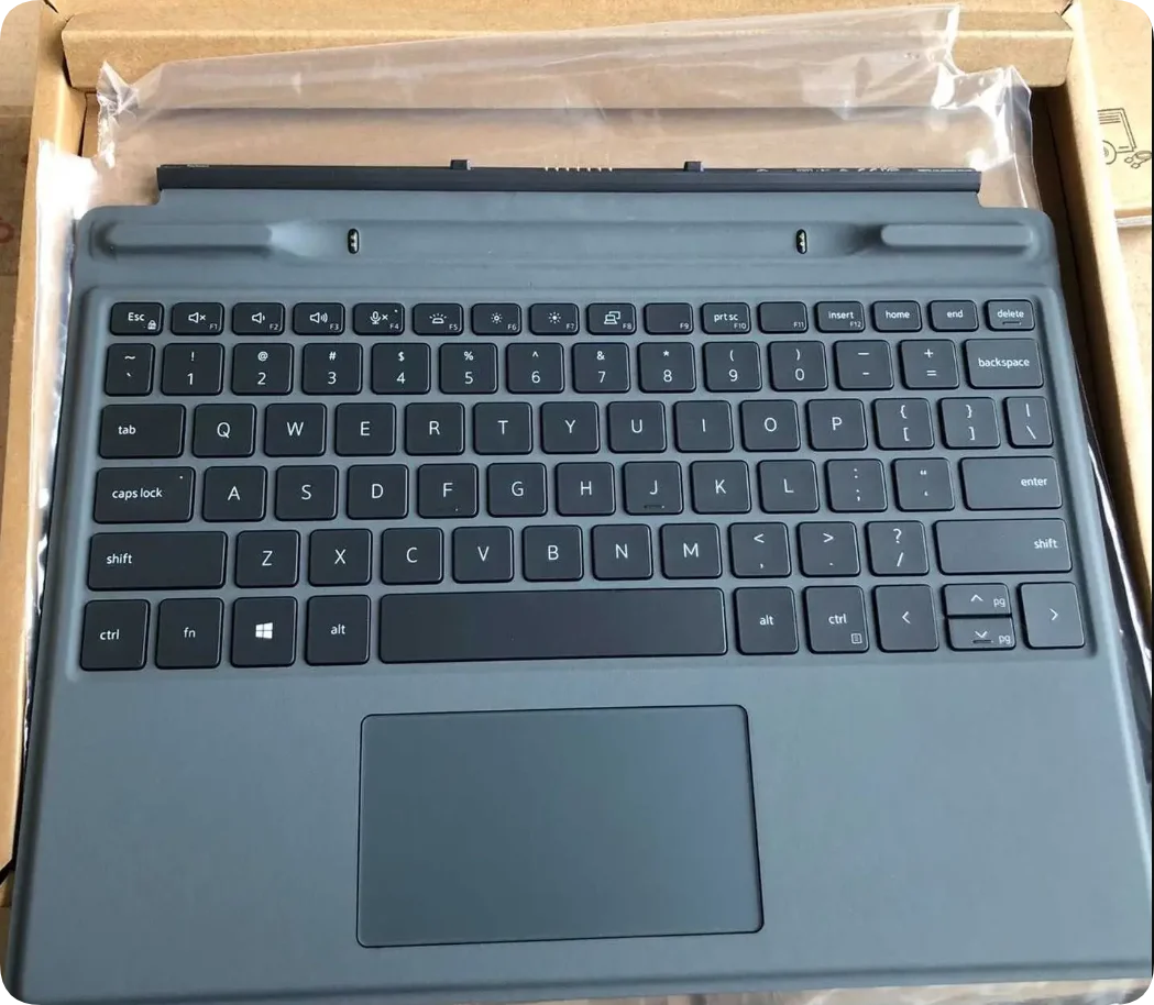 Original US English keyboard touchpad palmrest for DELL Latitude 7320 Detachable Travel K19M K19M001 USA replacement key