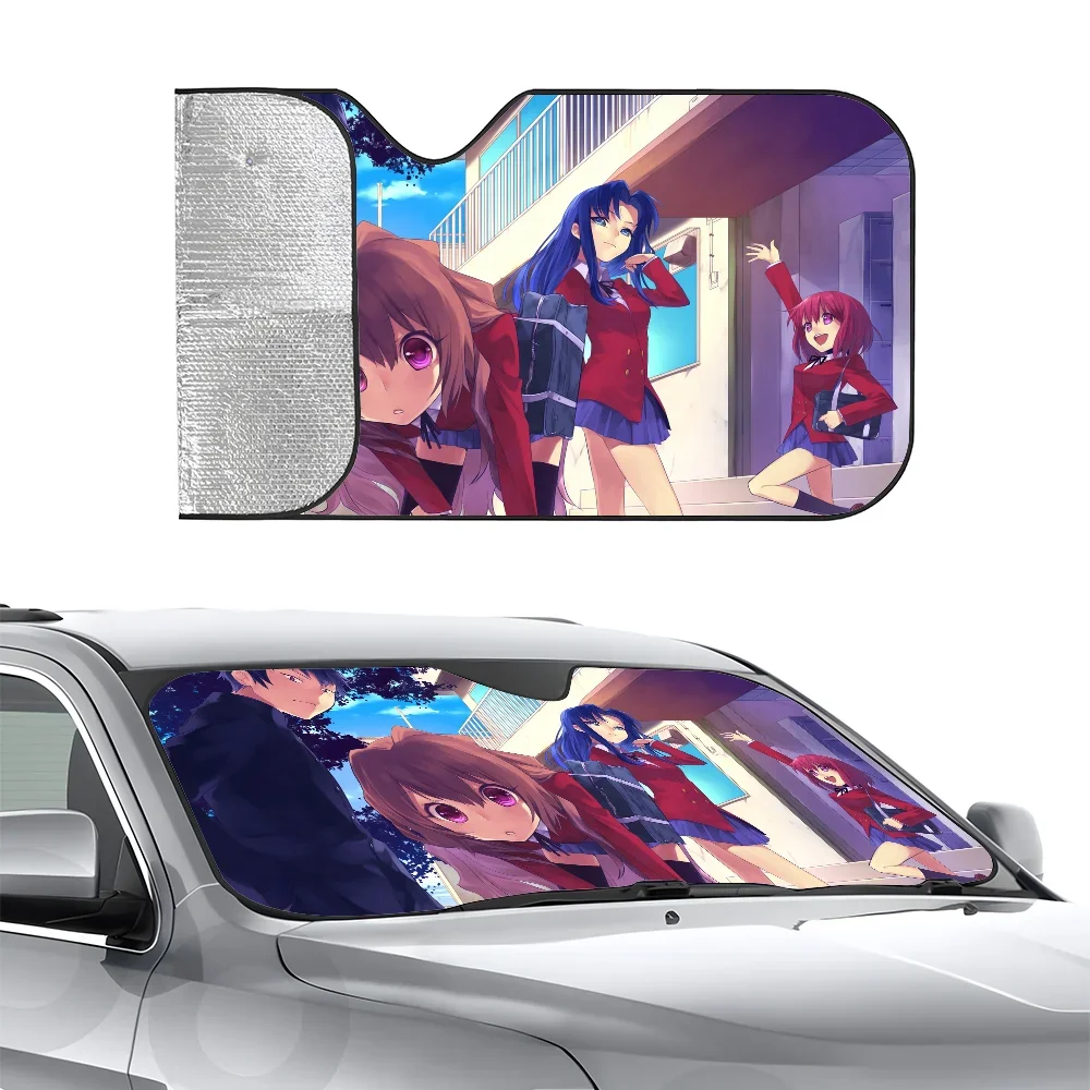 

Аниме T-Toradora автомобильный SunSha теплоизоляционная алюминиевая пленка лобовое стекло солнцезащитные козырьки УФ-лучи блоки автомобильный солнцезащитный козырек
