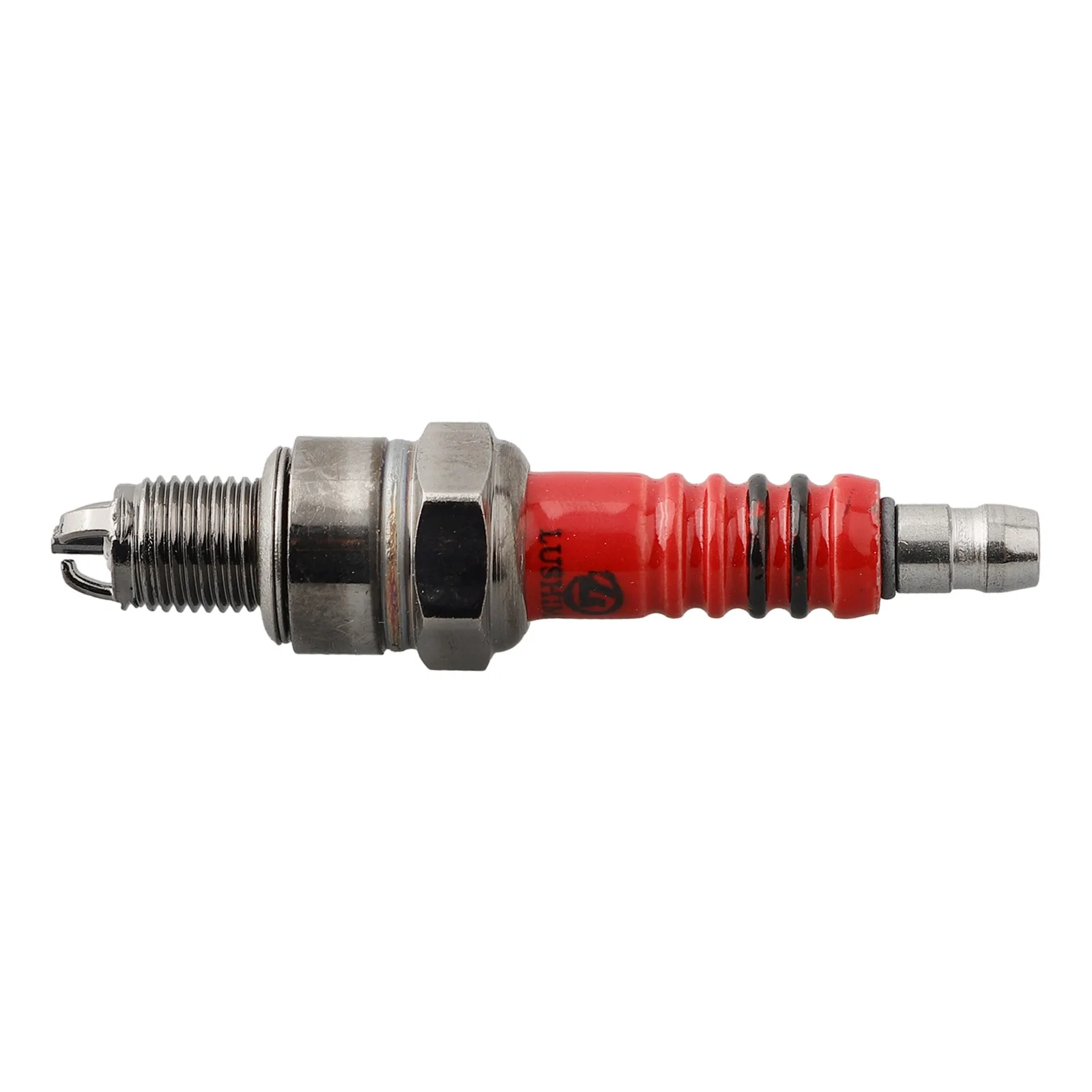 Red+Silver Spark Plug A7TC Spark Plug Save fuel ATV Motorcycle Accelerate Save Fuel Three-Electrode A7TC Practical