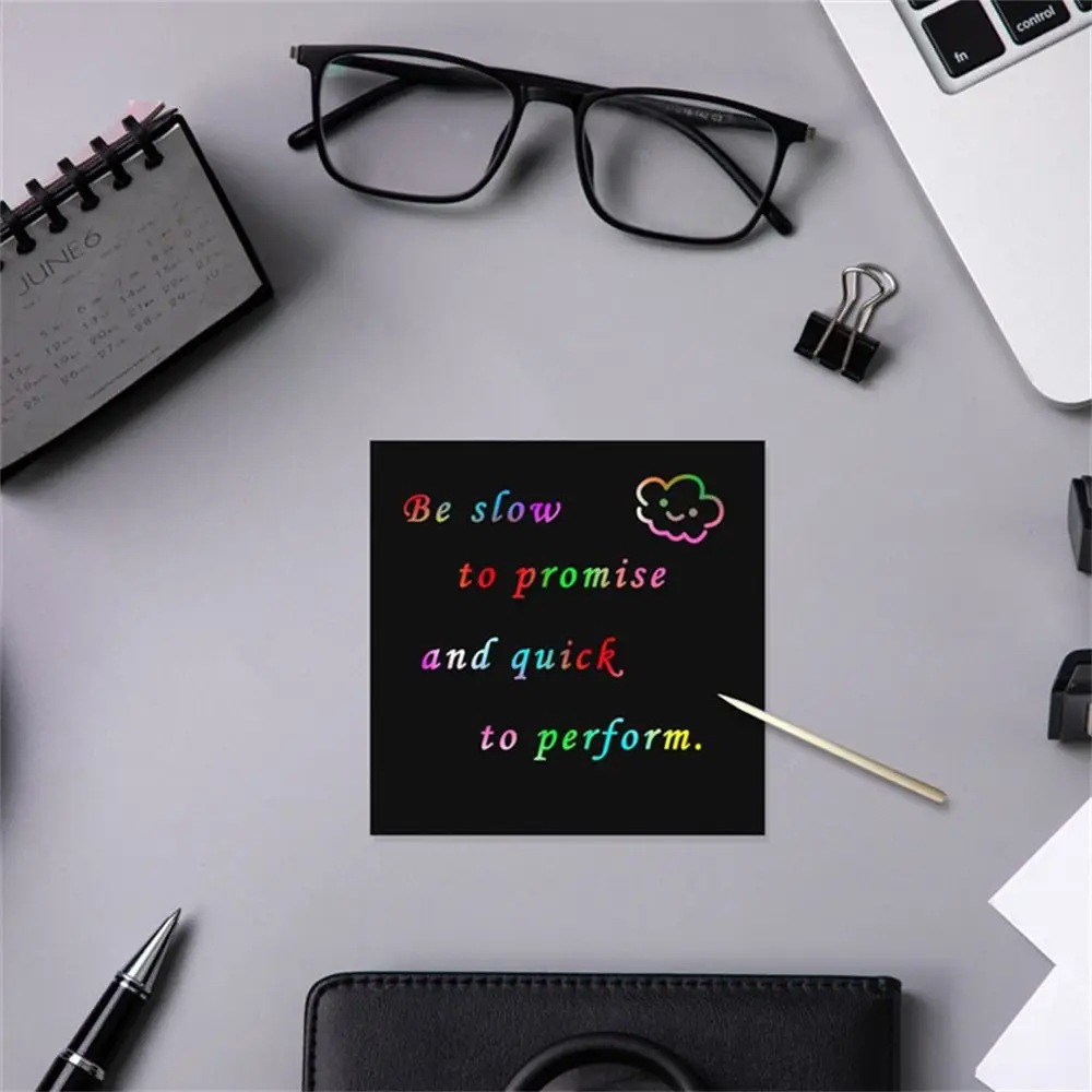 Template Animal Magic Color Scratch Art Craft Scratch Art Paper Draw Painting  Rainbow Scratch Cards Scratch Notes Paper