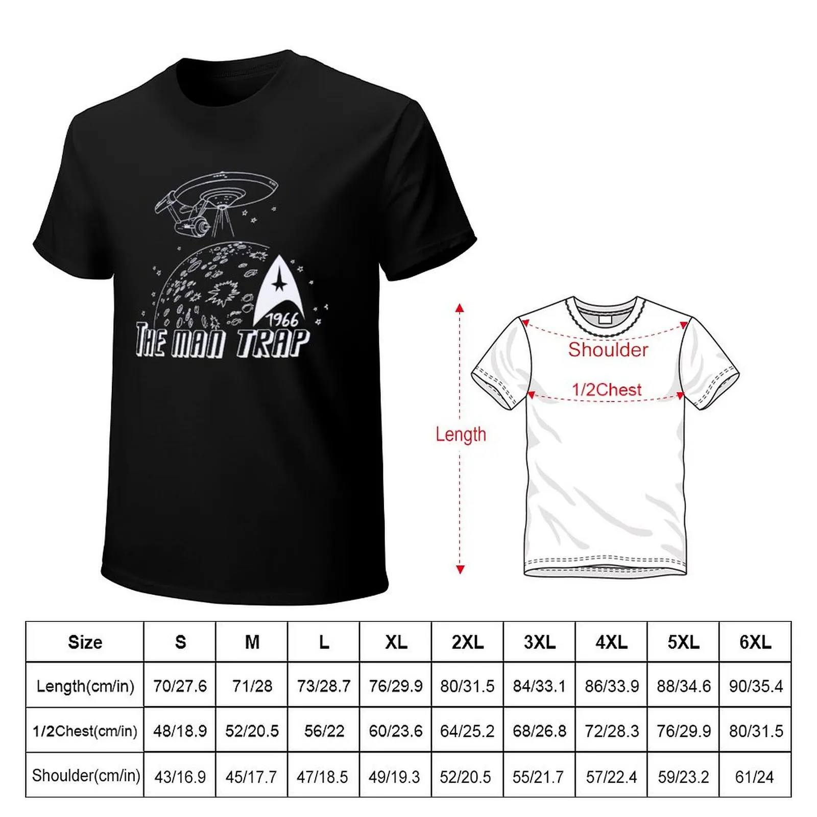 The Man Trap...Star Trek T-Shirt t shirt man cotton T-Shirt