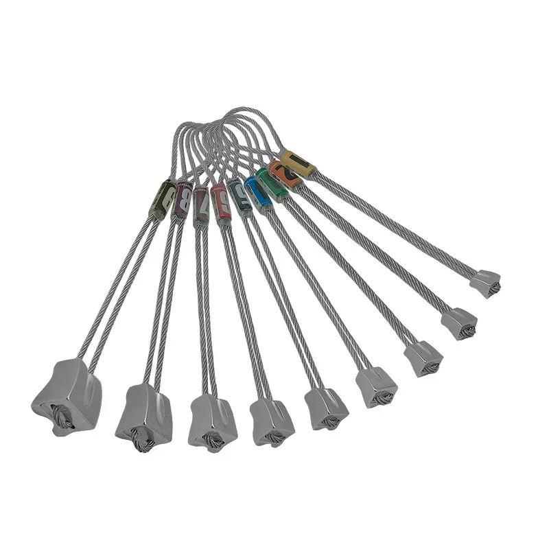 Alu Nuts Set of high quality fractured rock plugs with slightly curved shape