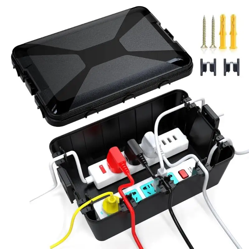 652F IP54 حاوية الأسلاك المقاومة للماء 7 منافذ غطاء المخرج الخارجي صندوق كهربائي