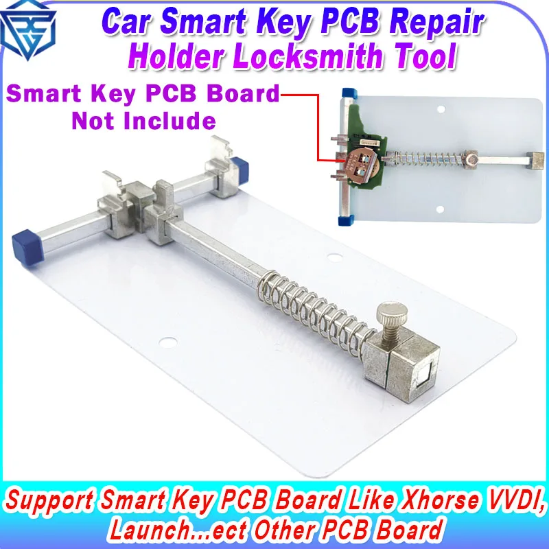 

Car Key PCB Repair Holder Fixture Stainless Steel Circuit Board Jig Soldering Desoldering PCB Repair Holder Fixtures Car Key PCB