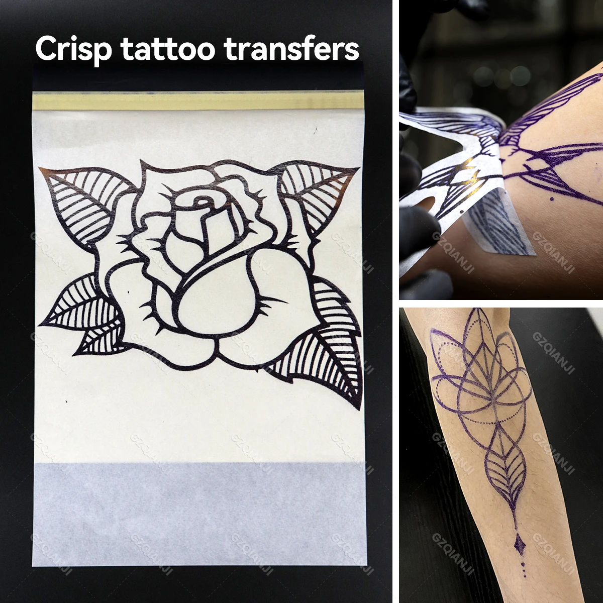 A40 Mini Impressora Térmica para Tatuagem Stencil, Papel de transferência sem fio, Etiqueta fotográfica portátil, Impressão Bluetooth móvel, A4