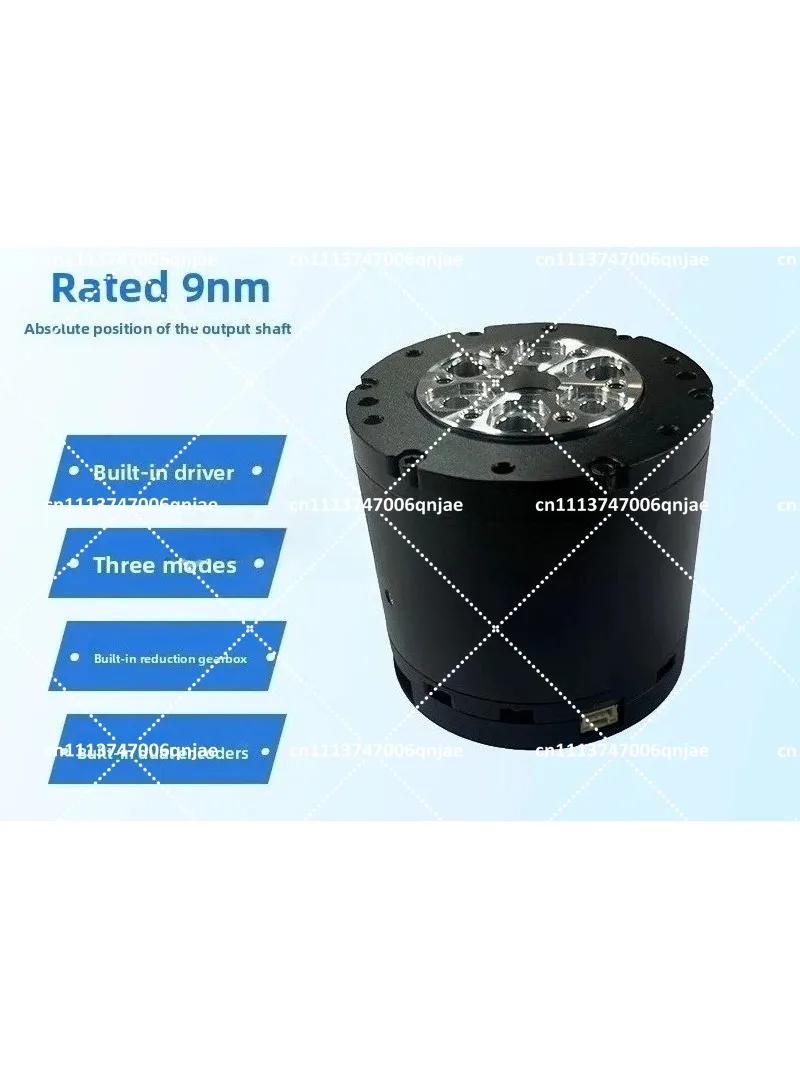 Brushless MIT Drive Servo Joint Motor Module for Robot Manipulator, High Torque Deceleration Double Series