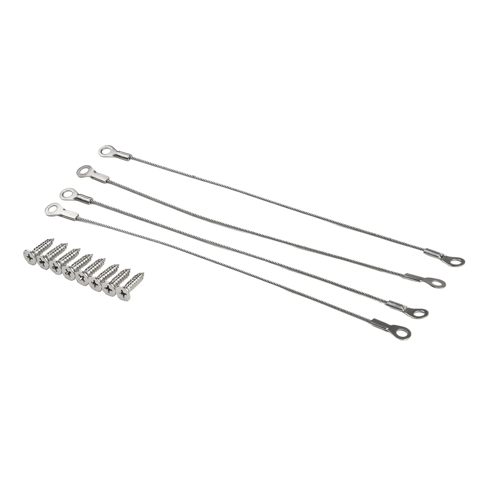 4pcs Rope Pins Home Improvement Restraint Cables Stainless Steel Door Restrictors For Superior Strength Hot Sale