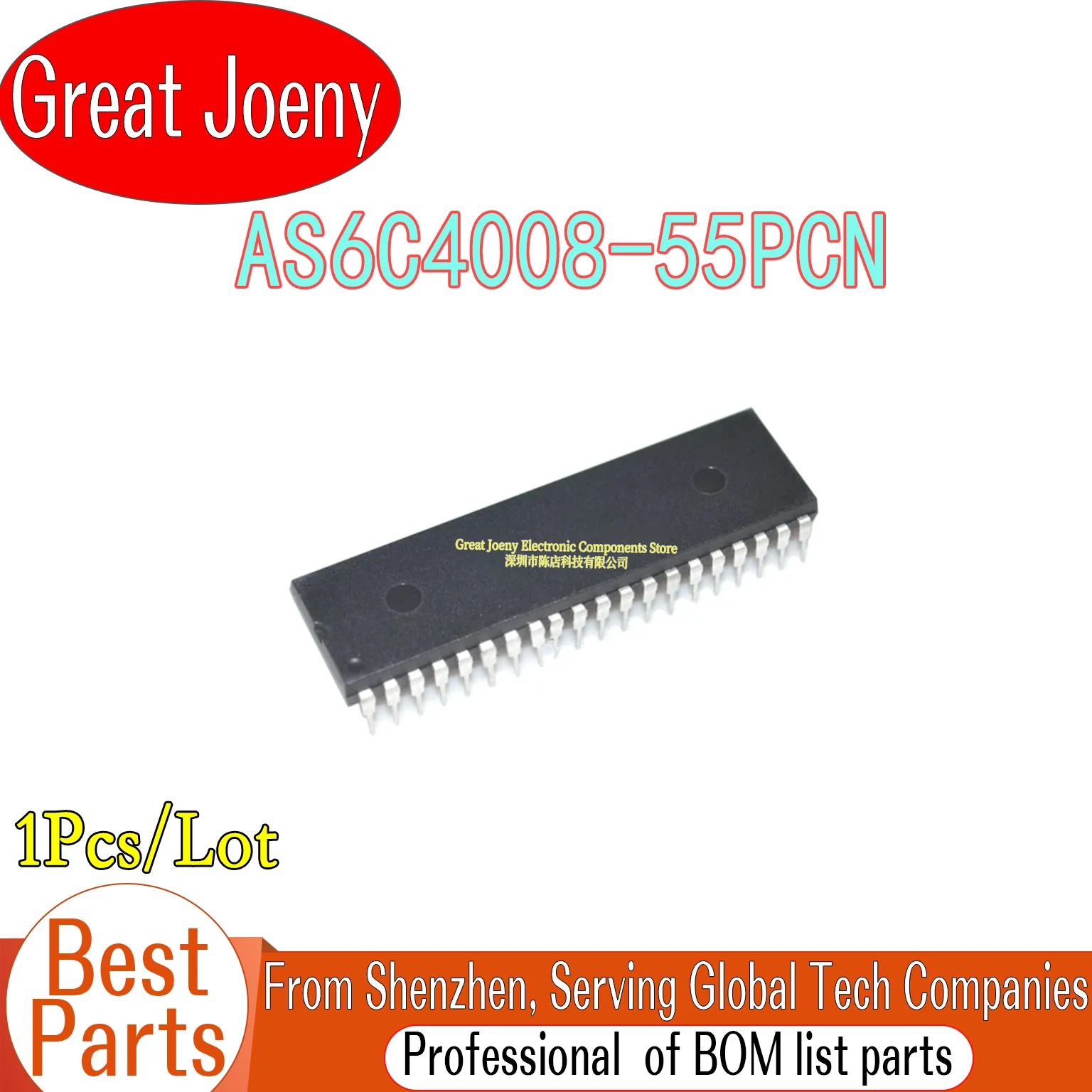 

(1piece)100% New AS6C4008-55PCN AS6C4008-55PC AS6C4008 DIP-32
