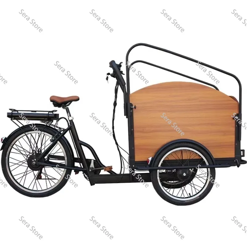 Three-wheel Pedal-assisted Adult Freight Bicycle Open Maternal and Infant Products