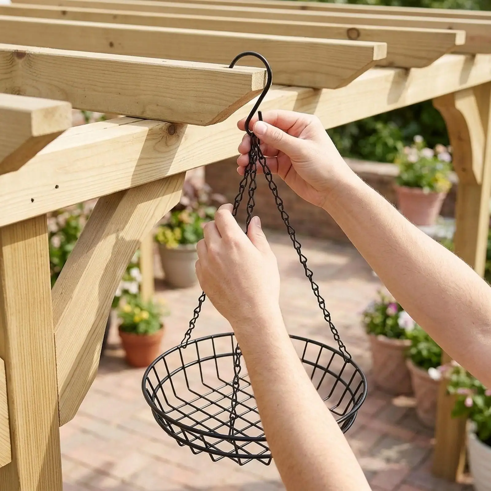 Adjustable Planter Insert for Pot Plant Container Support Multipurpose Supplies Adjustable Plant Riser for Garden Home Party