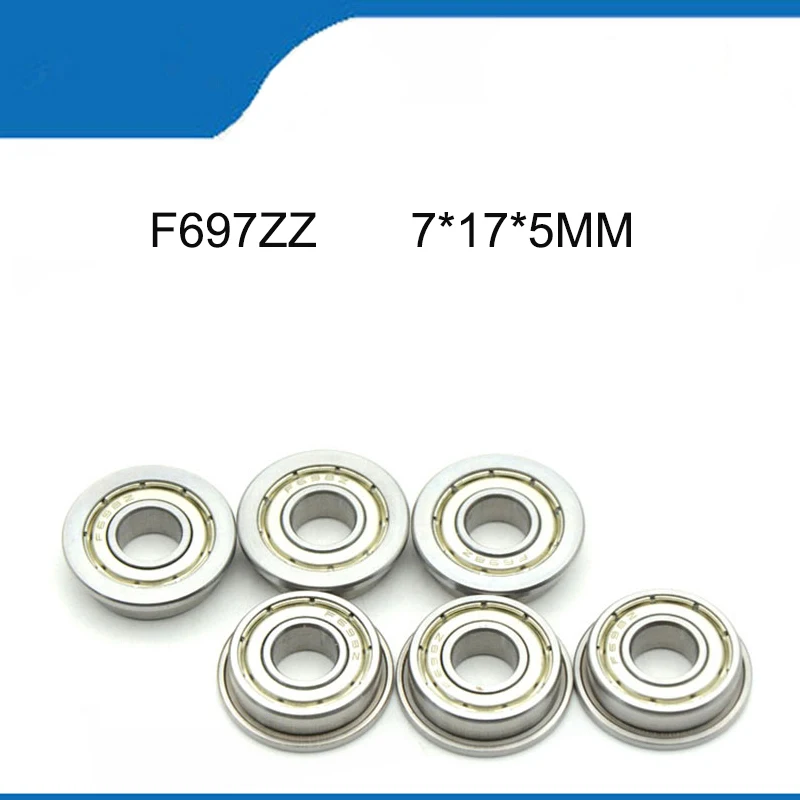 

High Quality Bearing 10/20PCS F697ZZ Corrosion Resistielded F697ZZ Bearings (7*17*5MM ) Deep Groove Ball Bearing (ABEC-1)