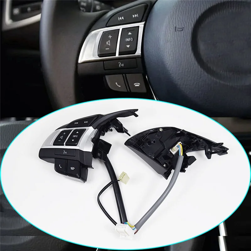 マツダ3 アクセラ BM6 アテンザ GJ CX-4 CX-5 KE用 A03Z-Car ステアリングホイール クルーズコントロールスイッチ サウンド調整ボタン