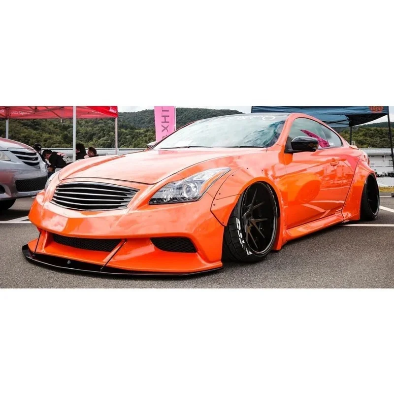 High Quality LB Style 16Pcs Fiberglass Body Kit Fit G37 Coupe 2008-2015