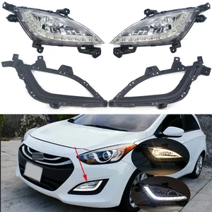 Car Fog Light of the car, daytime light, driving lamp lid, Hyundai Elantra GT I30 2012-2016, Foglight Foglamp 6 Main Sales I30 2012 Quebra Sol - №3