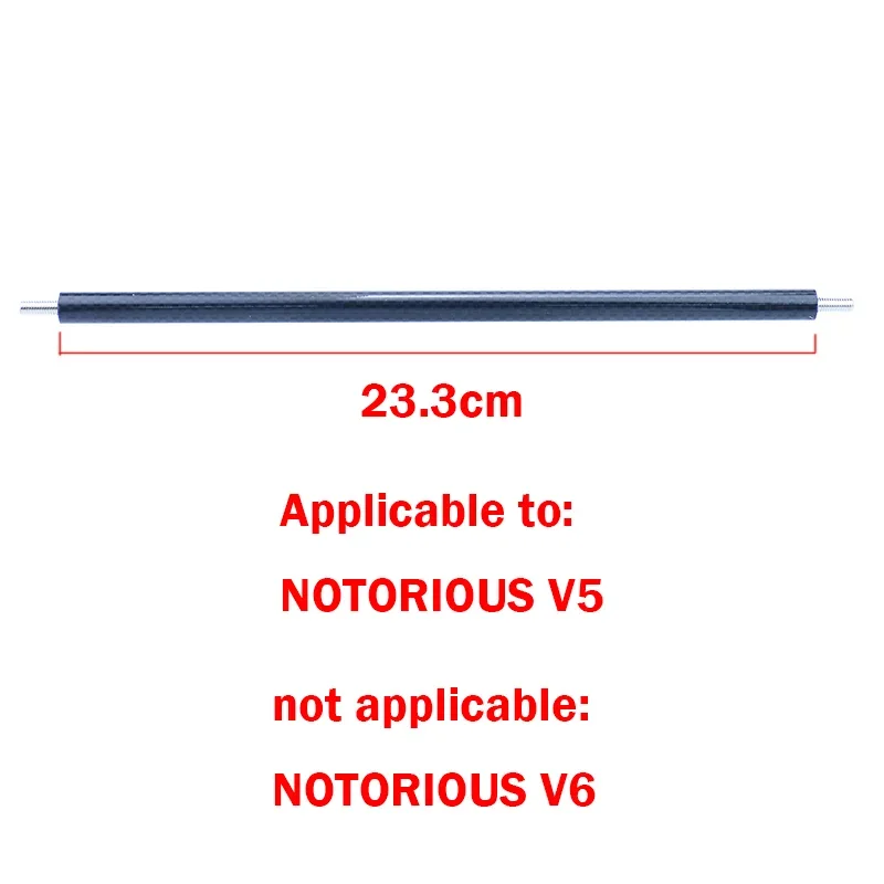 Koolstofvezel Center Brace Bar voor 1/7 1/8 ARRMA KRATON MOJAVE BIG ROCK FIRETEAM NOTORIOUS FELONY INFRACTION LIMITLESS Auto