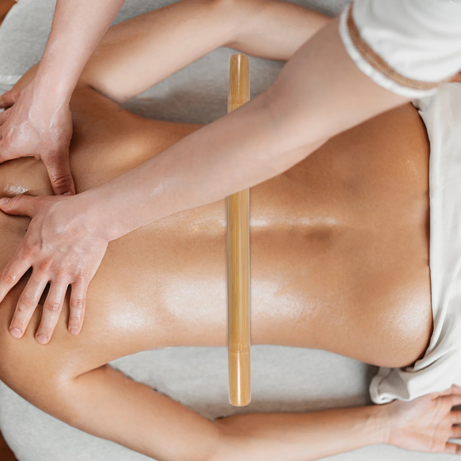 

Bamboo Massage Stick Roller For Body Face Neck Shoulder Back Muscle Relief Calf Hand Roller Tool Portable Travel Use