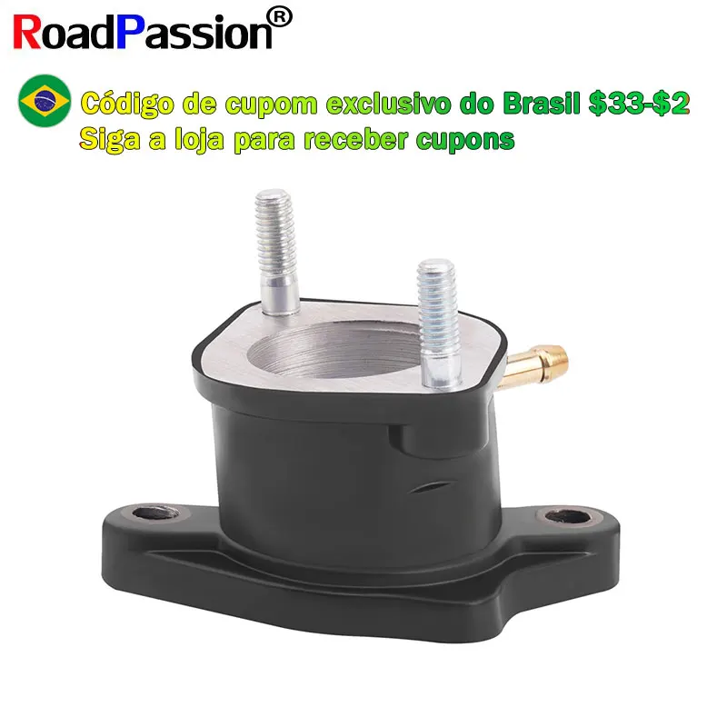 Tubo de Admissão Road Passion 27mm PZ27 para Carburador de ATV Quadriciclo e Moto de Trilha 4 Tempos CG 125cc 150cc 200cc 250cc