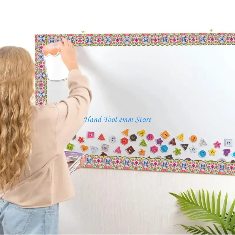 H37F السبورة الحدود نشرة الحدود لوحة الملصقات الديكورات لوحة الإعلانات الحدود #4