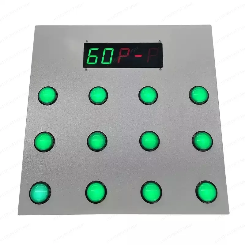 Electronic Whack A Mole Reaction Trainer, Desktop Light Up Button Game Machine for Kids Reflex Training Party Warm-up