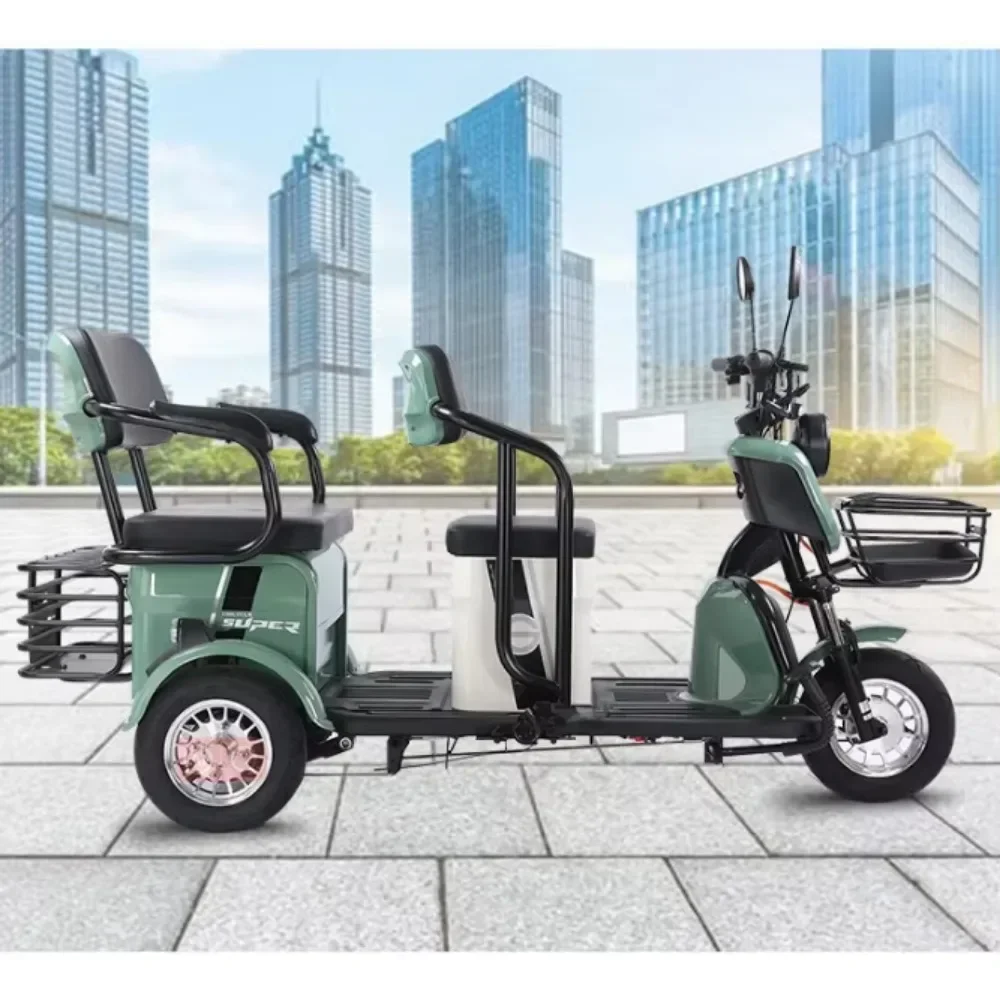 دراجة ثلاثية العجلات دراجة نارية دراجة ثلاثية العجلات الكهربائية 1000 واط الكبار الشحن الكهربائي دراجة ثلاثية العجلات الترفيهية