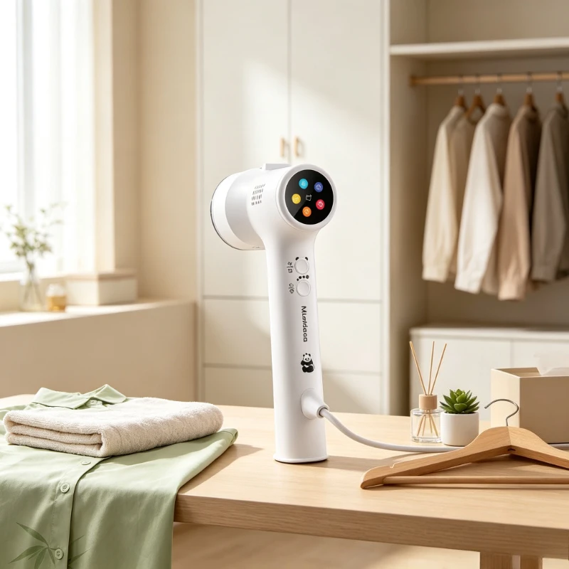 Suction Garment Steamer 5500Pa Handheld Steam Iron with Digital Display for Clothes Home Travel Business Trip Use 핸디형 스팀다리미